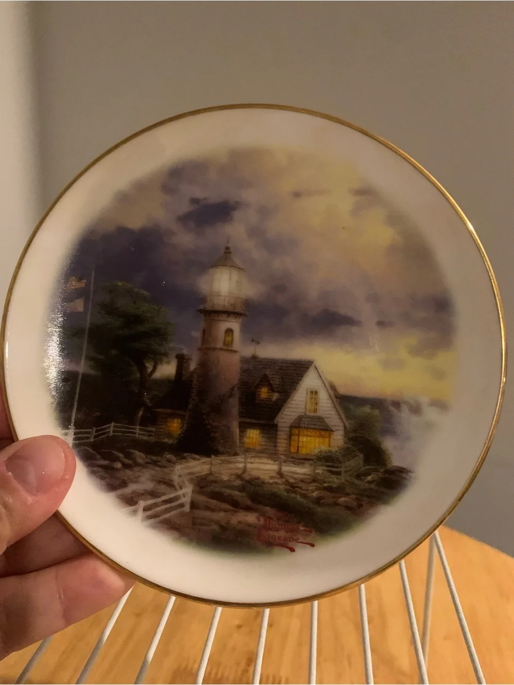 Teleflora Thomas kinkade Cup And Saucer